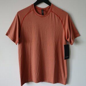 NWT LULULEMON XSWC/RWLI Orange Metal Vent Tech SS 2.0 Top Shirt Men's Large